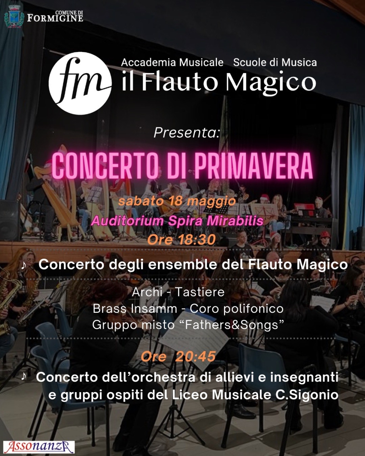 Concerto di Primavera sabato 18 maggio 2024